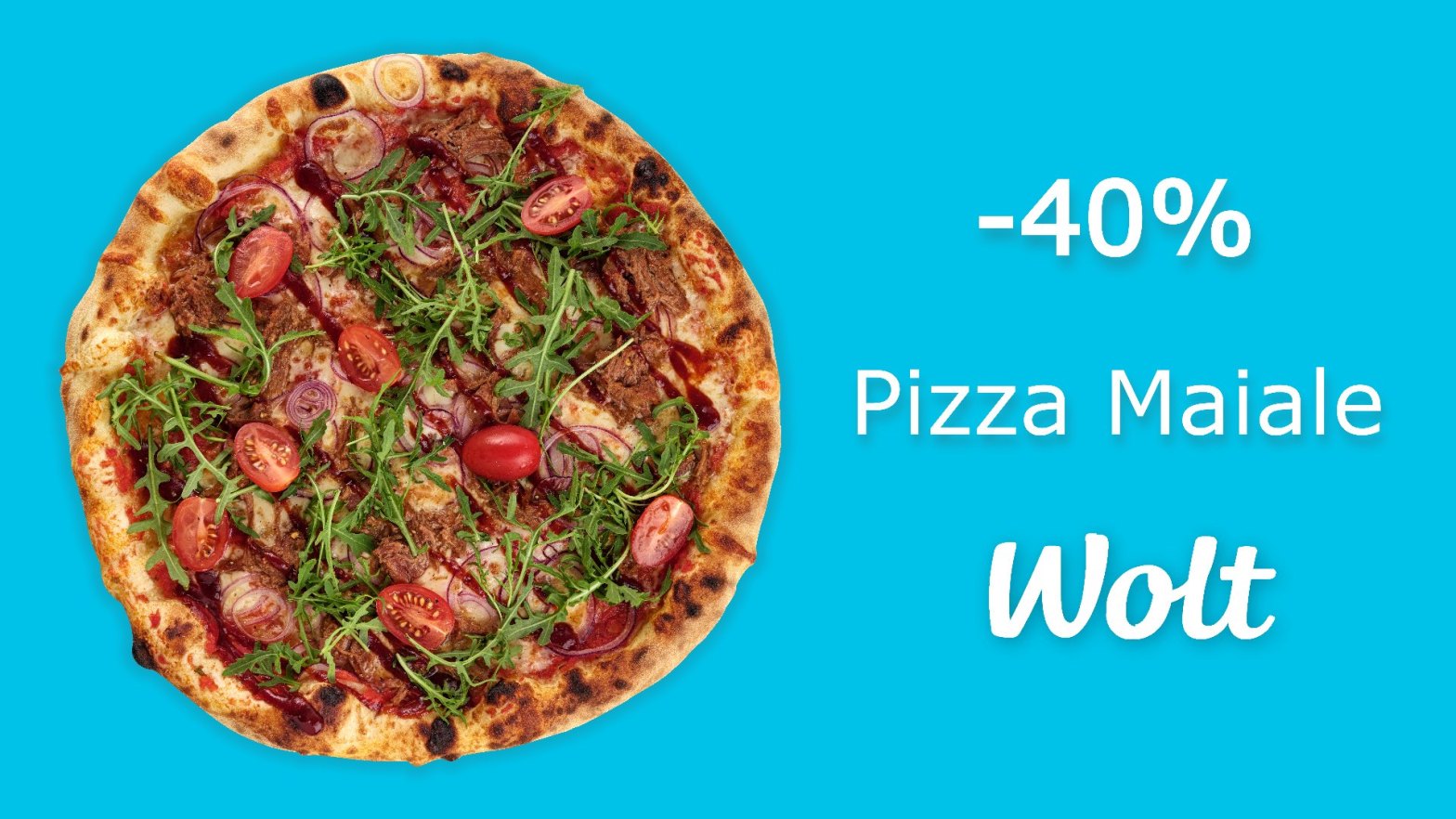 Mėnesio pica Maiale su -40% nuolaida!